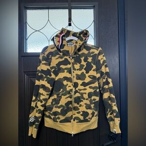 Bape A Bathing Ape Camo Zip-Up Hoodie